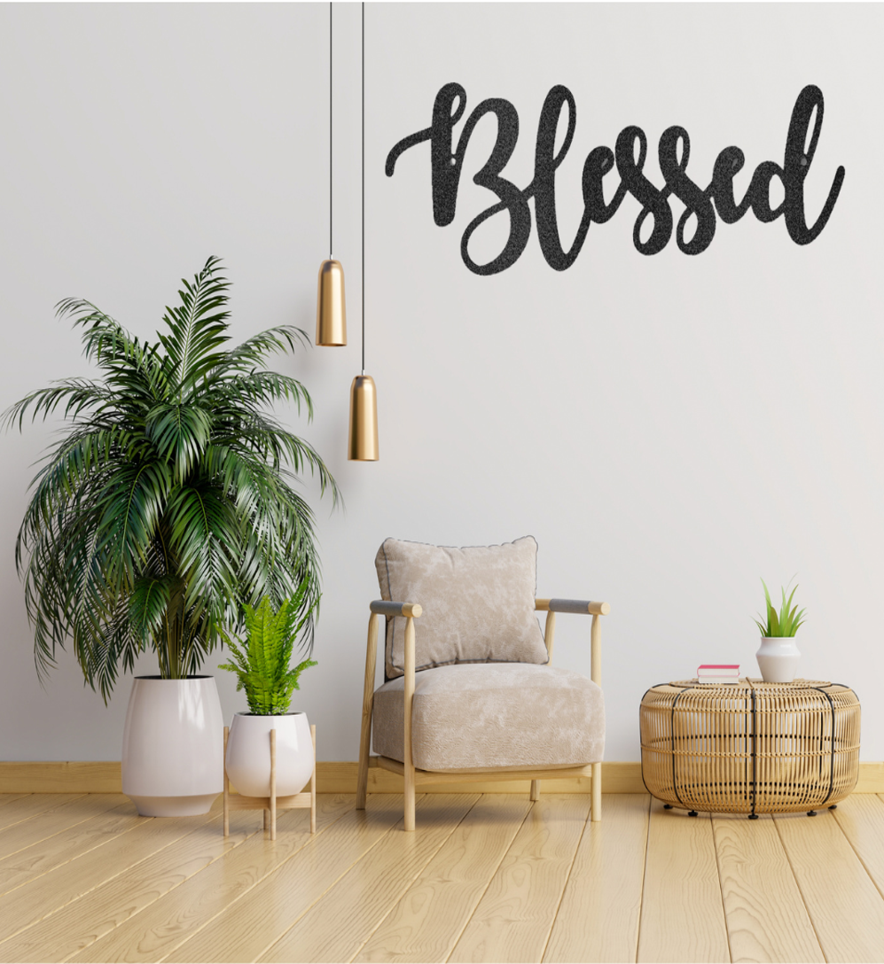 Blessed Steel Wall Art