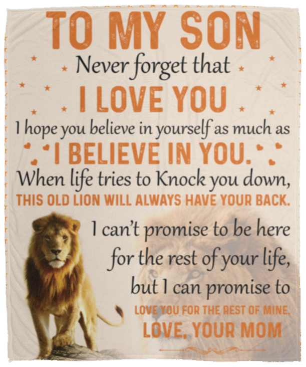 To My Son Blanket - 50x60
