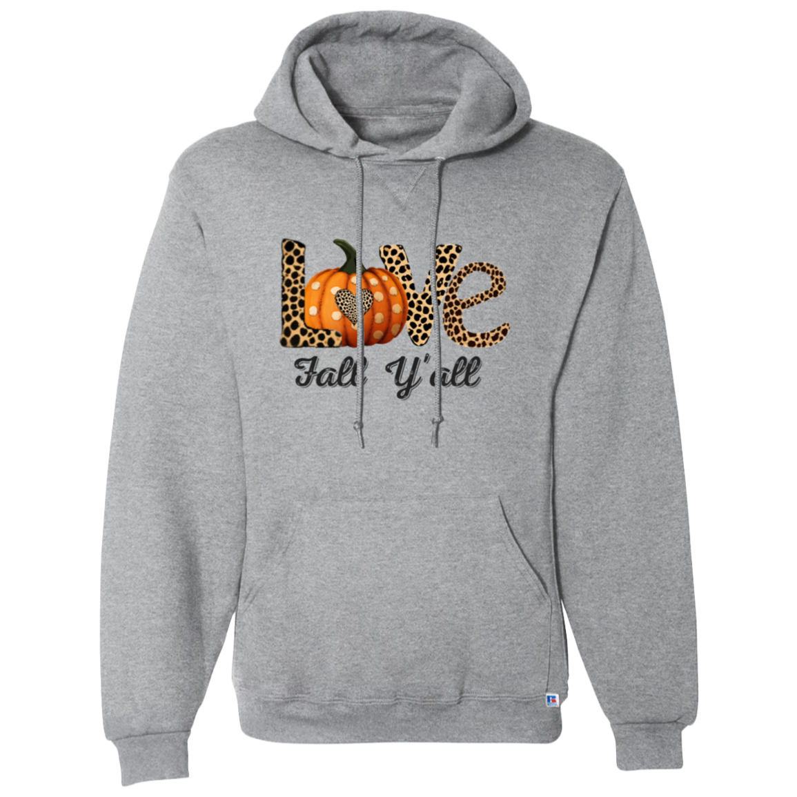 Love Fall Hoodie - Black Print