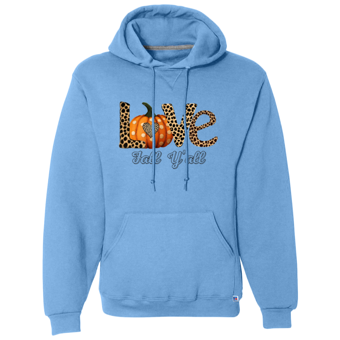 Love Fall Hoodie - Transparent Print