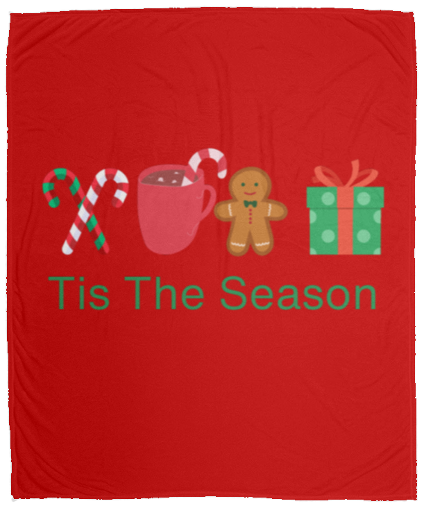 Tis The Season Fleece Blanket - 50x60