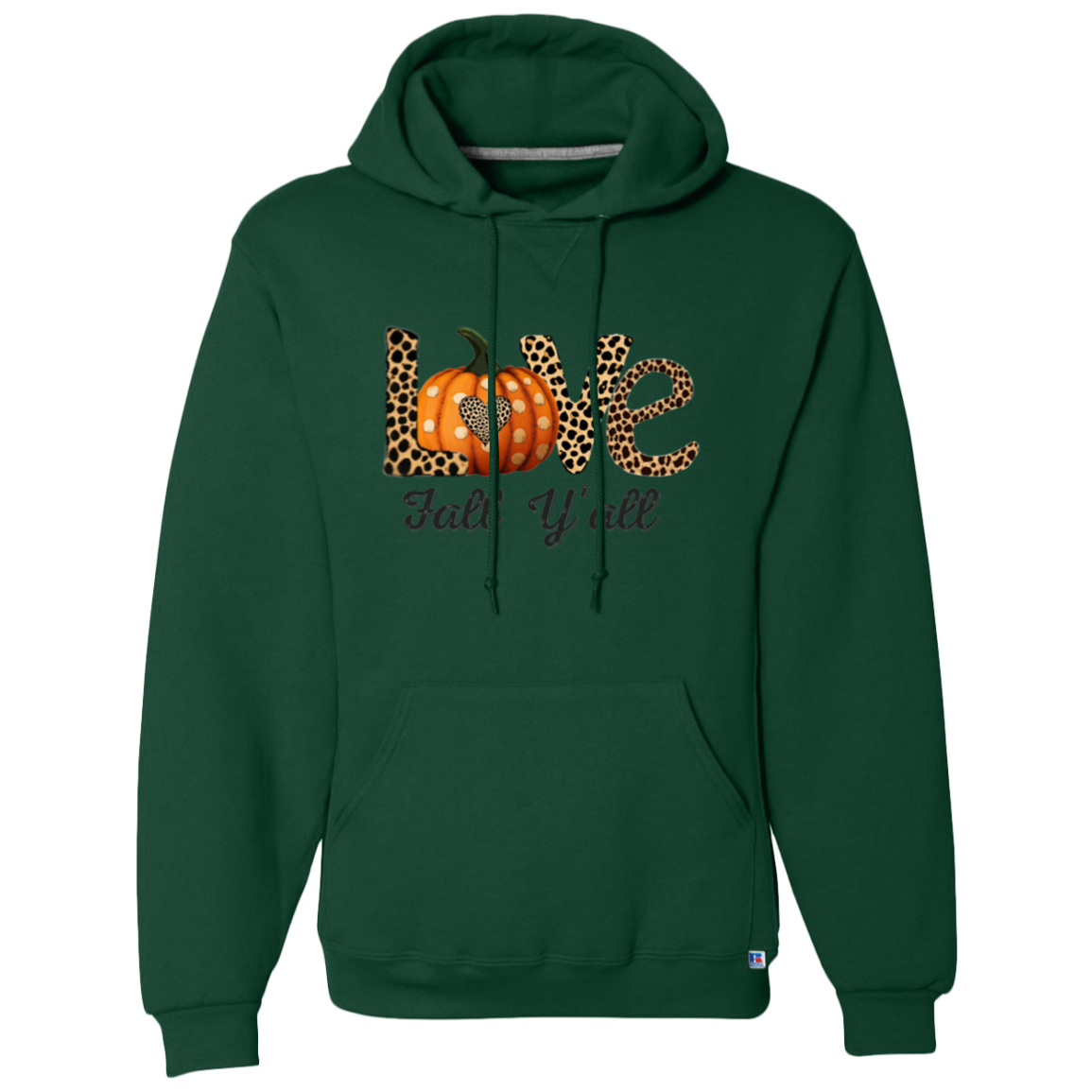 Love Fall Hoodie - Black Print