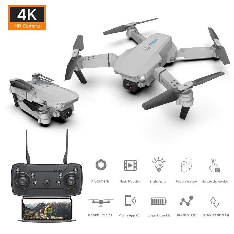Sky 4K Drone - 50% OFF RC Toy Car With Purchase