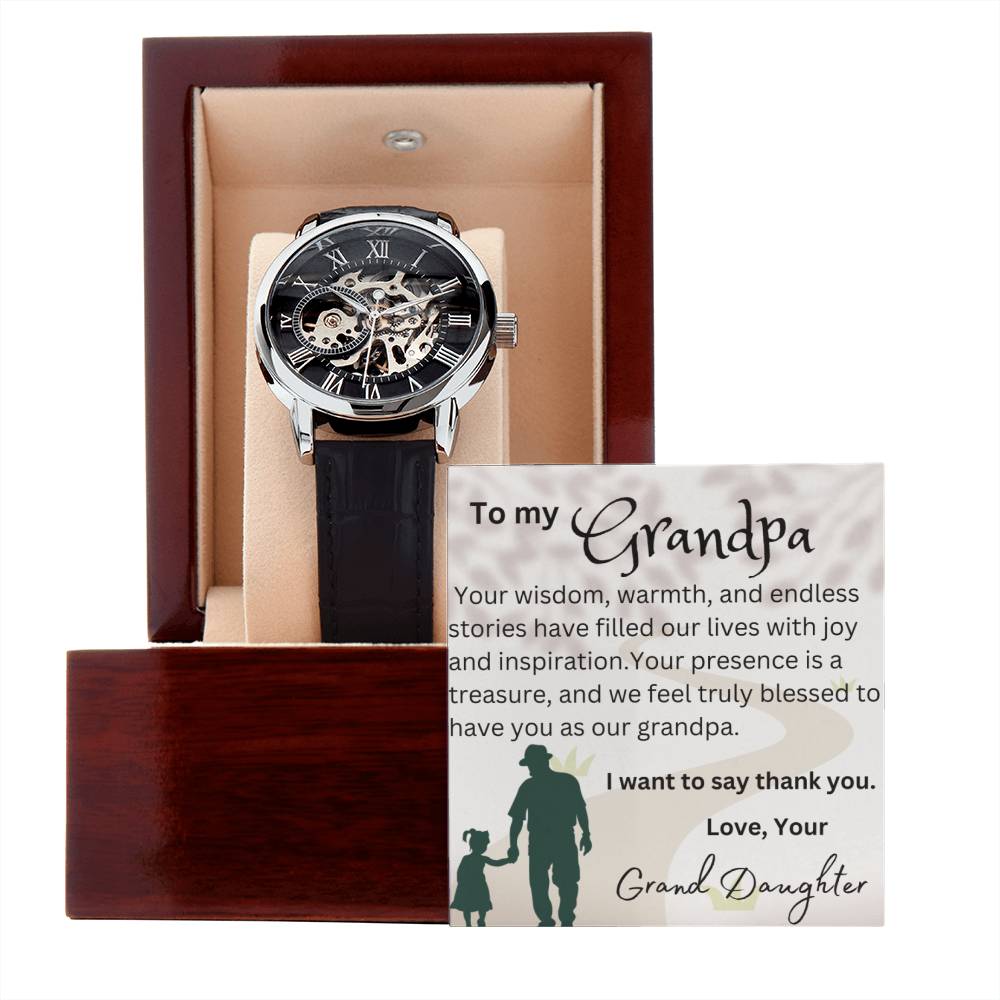 To Grandpa | You're Presence Is a Treasure