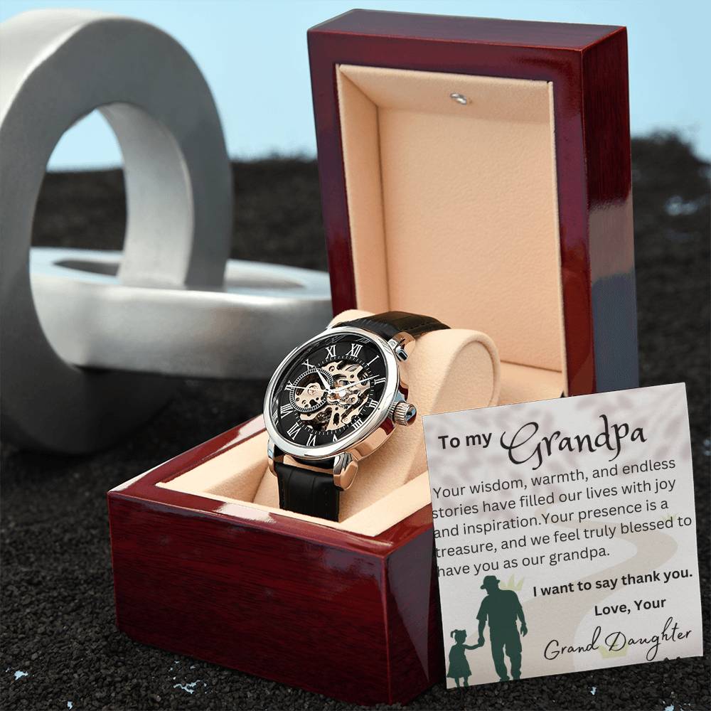 To Grandpa | You're Presence Is a Treasure