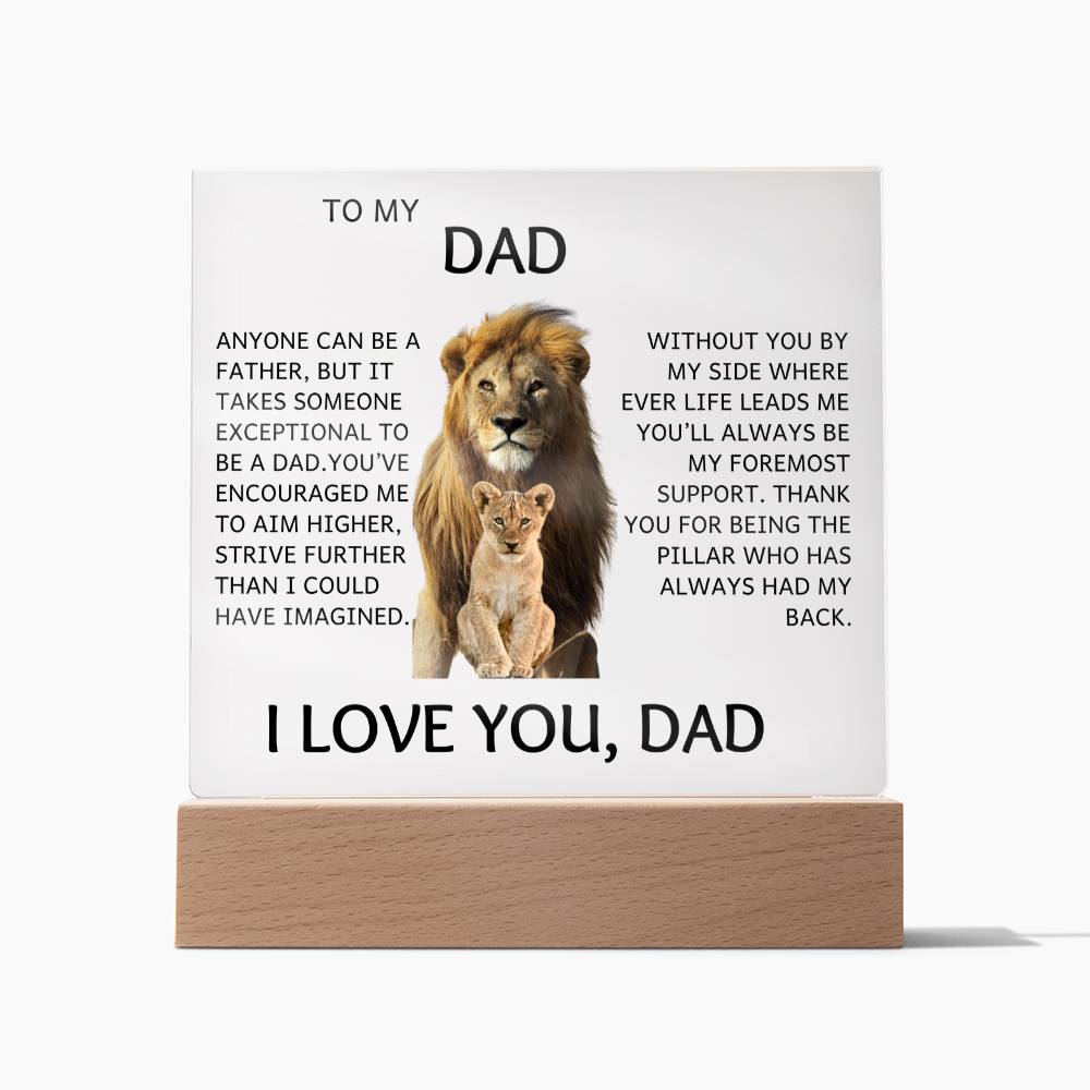 To My Dad | You Are My Pillar