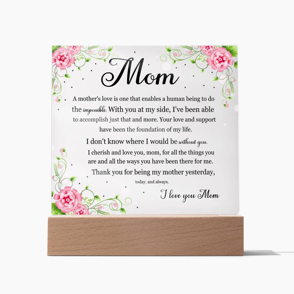 To Mom | Thank You For being My Mother