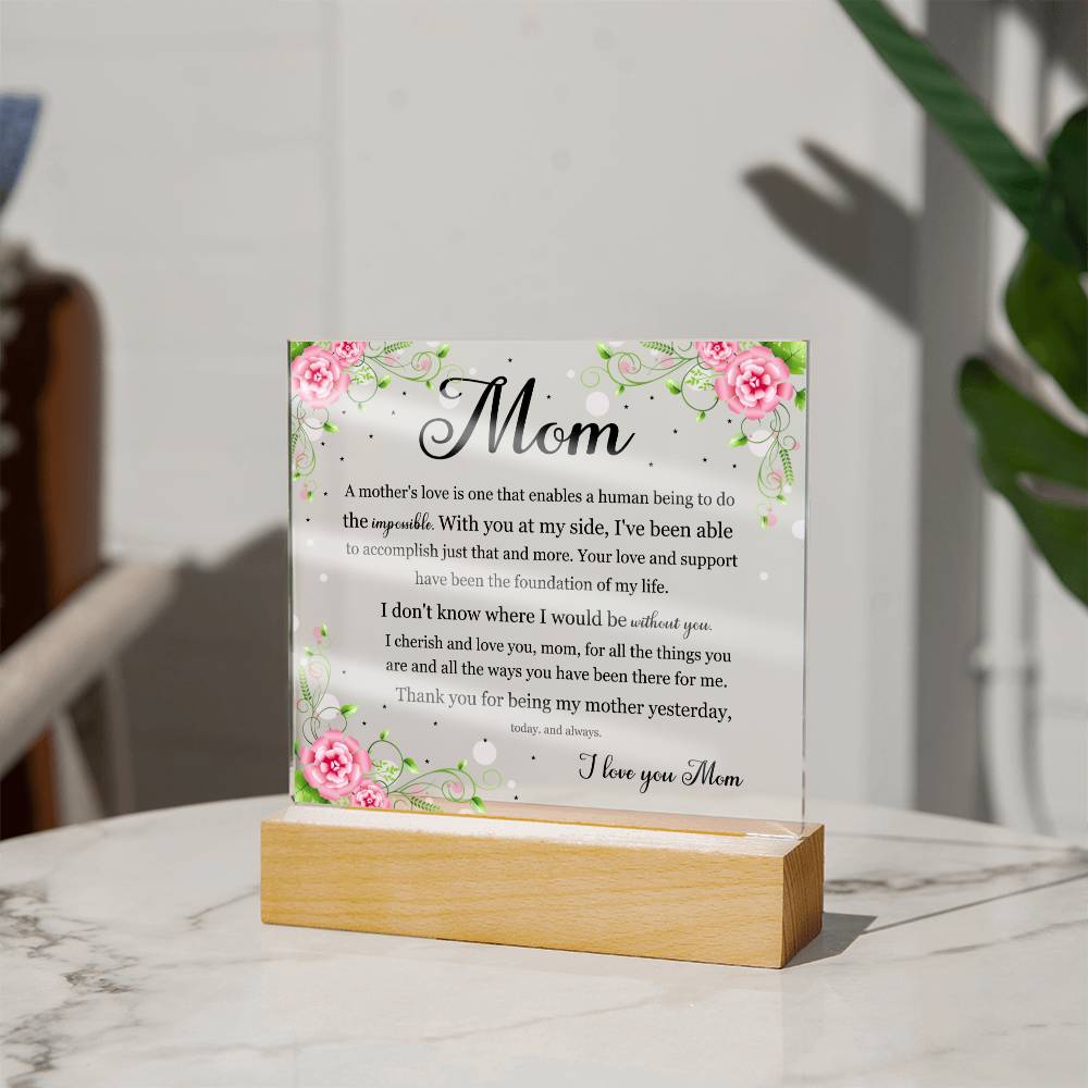 To Mom | Thank You For being My Mother