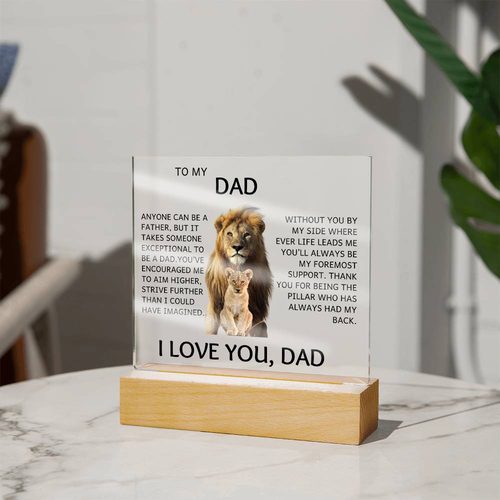 To My Dad | You Are My Pillar