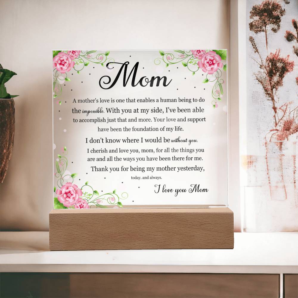 To Mom | Thank You For being My Mother