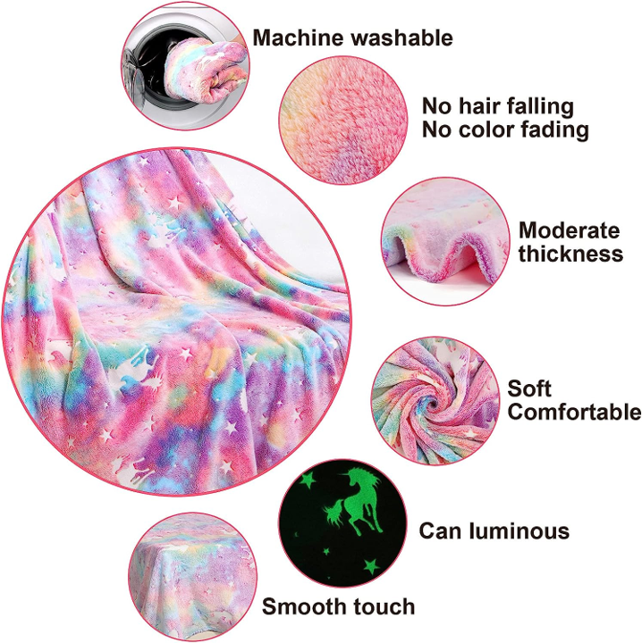 GlowSnug Kids' Enchanting Blanket