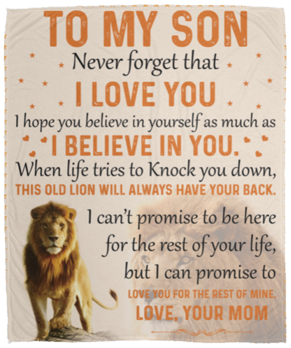 To My Son  Blanket - 50x60